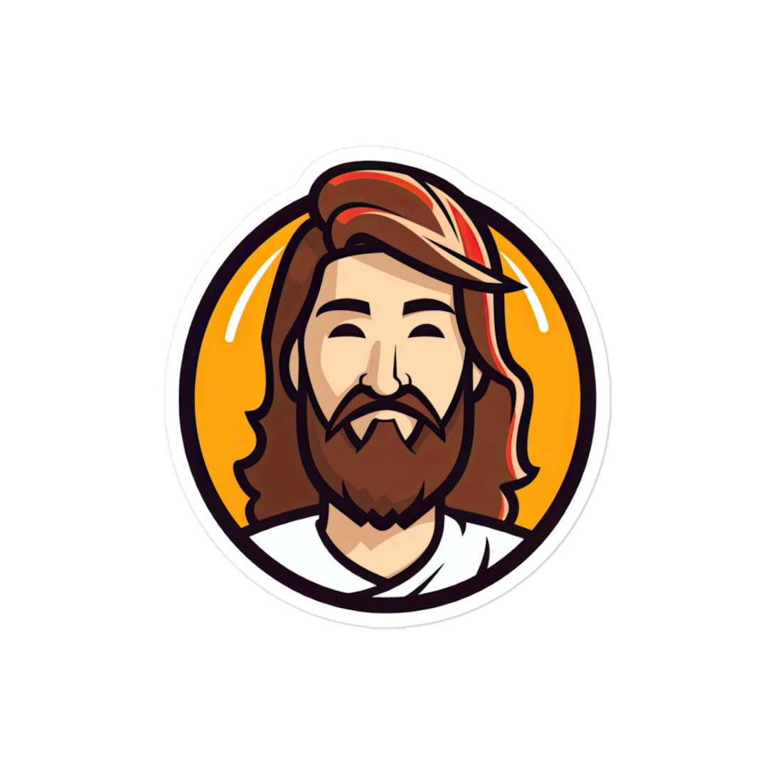 Jesus Transparent Sticker Jesus Christ, the Light of the World Sticker for Sacred Events Cute ...