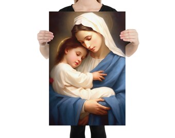 Art Poster | Easter Joyful Moments: Names of Jesus and Mary Art