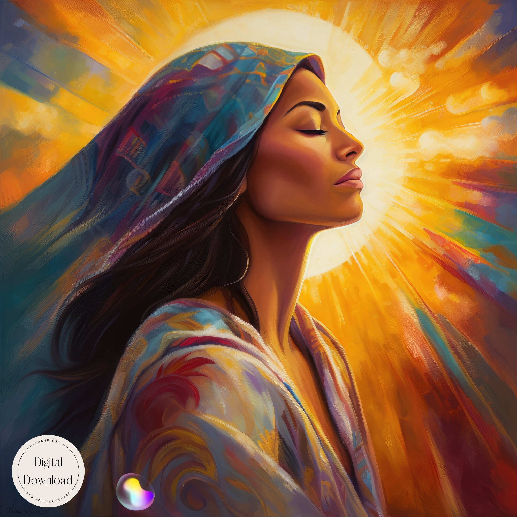Mother Mary Religious Printable Art 479 Instant Download Blessed Virgin ...