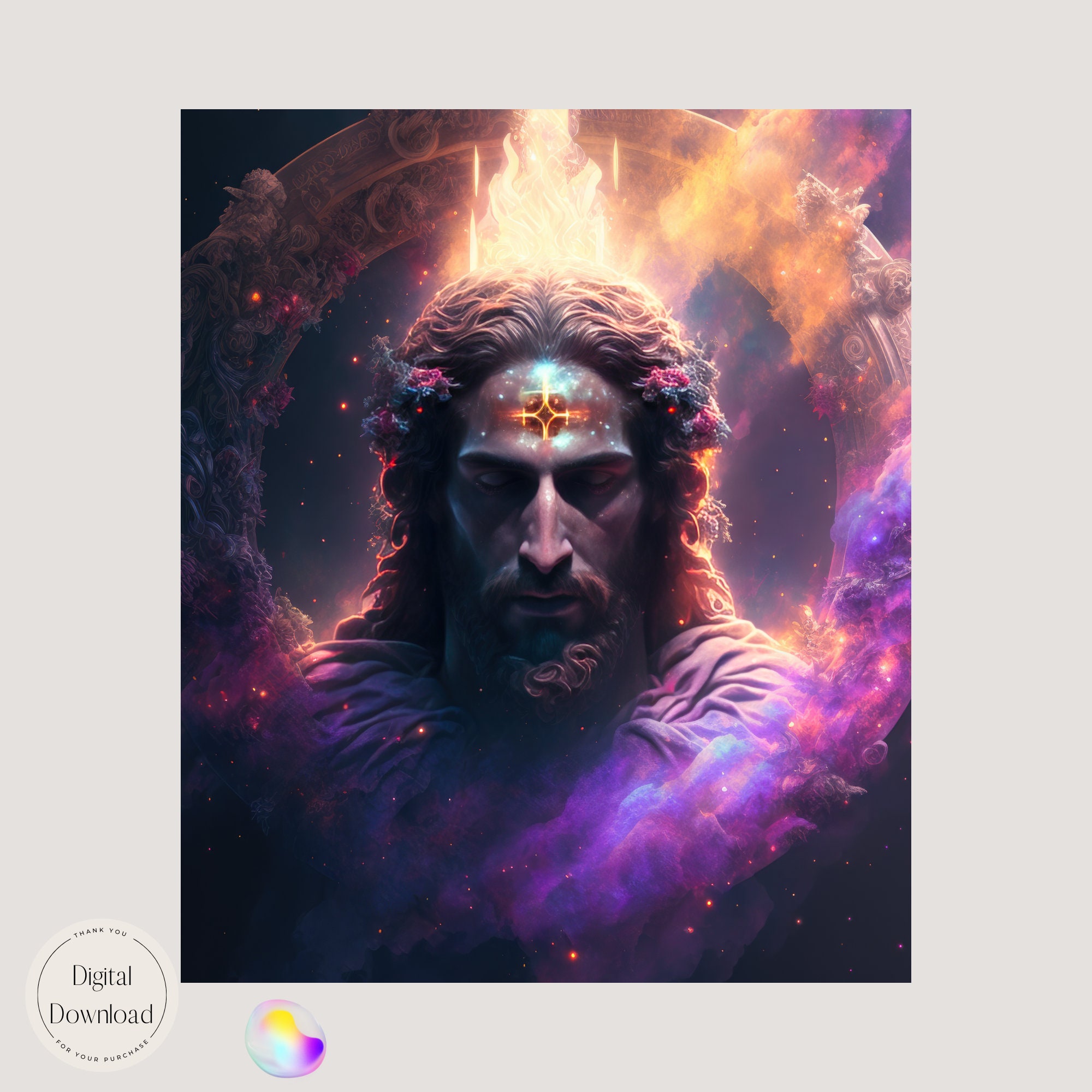 Jesus Christ Religious Printable Art 283 Instant Download Etsy