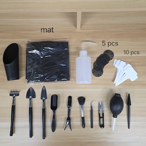 Bonsai Tools | Terrarium Tools | 13/15/28 pcs Mini Garden Tool Set | Miniature Gardening | Durable Multi-Functional Tools | Tool Set