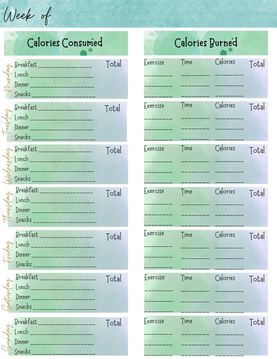Total Calories Burned Workout Calorie Tracker Calorie Counter How