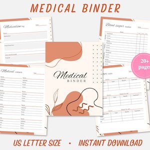 Cartable médical, Agenda médical, Cartable médical, Agenda médical, Tenue de dossier médical, Suivi médical, Planificateur d&#39;urgence médicale