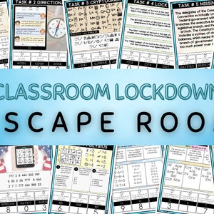 Escape Room Game, Teachers Printable, History Escape Room, Classroom Games, Escape Room for kids