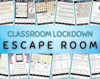 Escape Room Game, Teachers Printable, History Escape Room, Classroom Games, Escape Room for kids