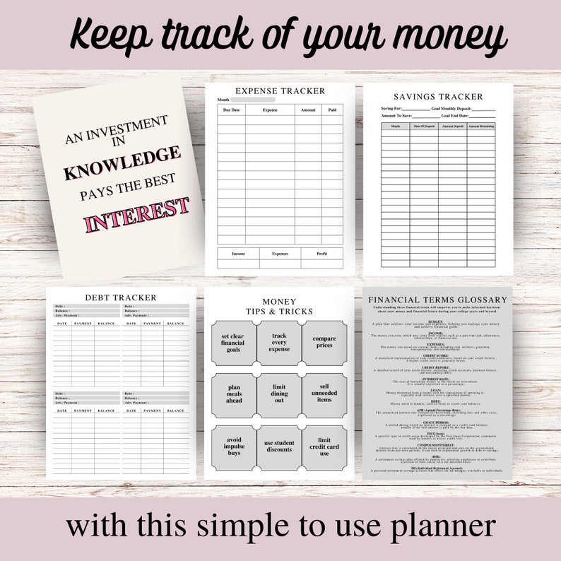 Student Budget and Expense Planner, Budget and Expense Planner, Student ...