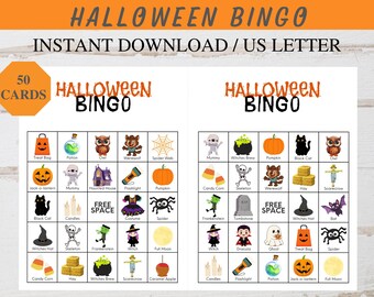 Halloween Bingo Game, Bingo For Kids, Halloween Fun, Bingo Printable