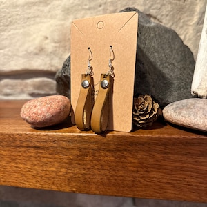 Loop Leather Earrings