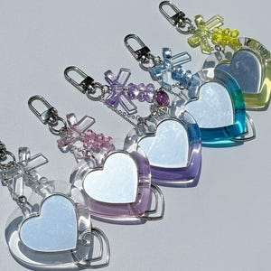 Heart Mirror Keychain