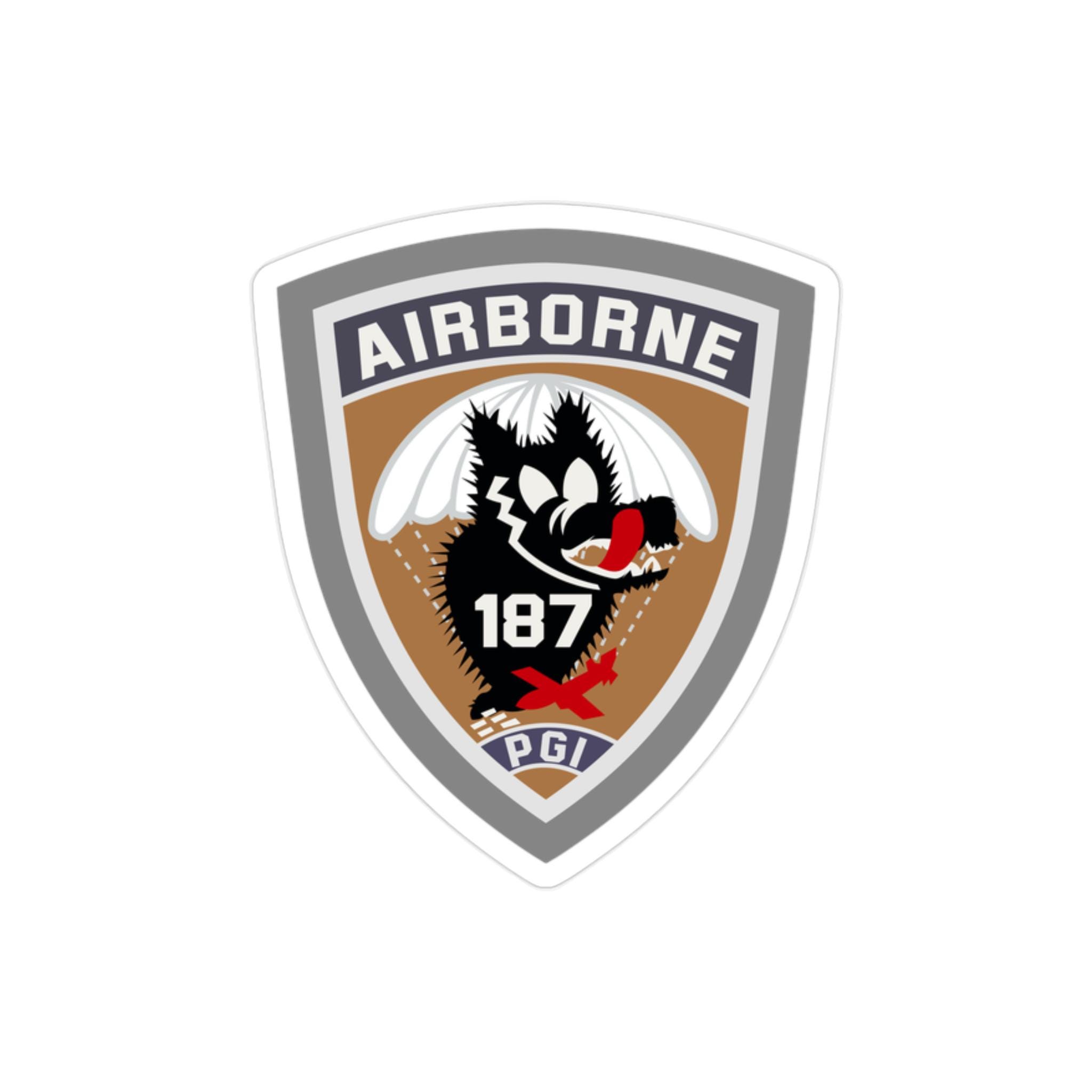 187th Airborne Infantry WWII Patch Vinyl Sticker - Etsy Denmark