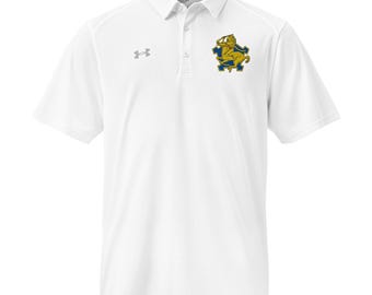 Under Armour 9th Cavalry Regiment Polo | Buffalo Soldiers Unit Crest | Military Veteran Performance Shirt
