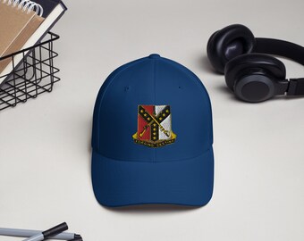 61º Chapéu Flexfit Premium do Regimento de Cavalaria | Vestuário militar oficial da 4ª Divisão de Infantaria