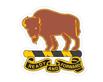 10th Cavalry Regiment Buffalo Soldiers Die-Cut Vinyl Sticker - Honoring Heritage!