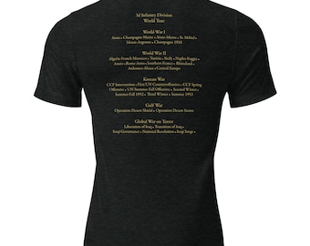 3rd Infantry Division World Tour T-Shirt | Official Rock of the Marne gear