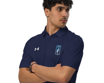 173rd Airborne Brigade Under Armour® men's Polo Shirt | Official Sky Soldiers Military Apparel