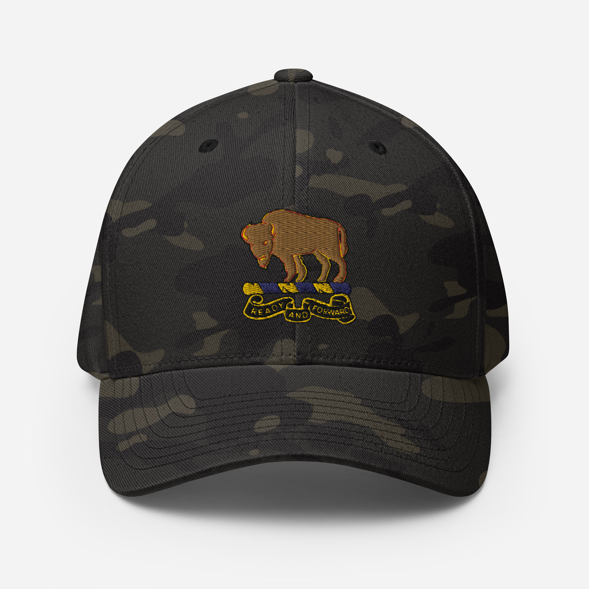 Chapéu Flexfit Premium do 10º Regimento de Cavalaria | Vestuário militar oficial da 4ª Divisão de Infantaria