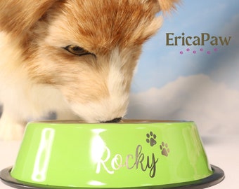 Personalized Dog Bowl, Engraved Dog Bowl, Custom Pet Bowl, Gift for Pets, Dog Gifts