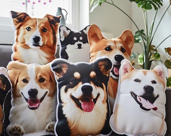 Custom Pet Print Pillow, 3D Custom Dog Pillow, Cat Photo Pillow, Personalized Pet Pillow, Pet Loss Gift, Pet Memorial Pillow, Pet Gifts