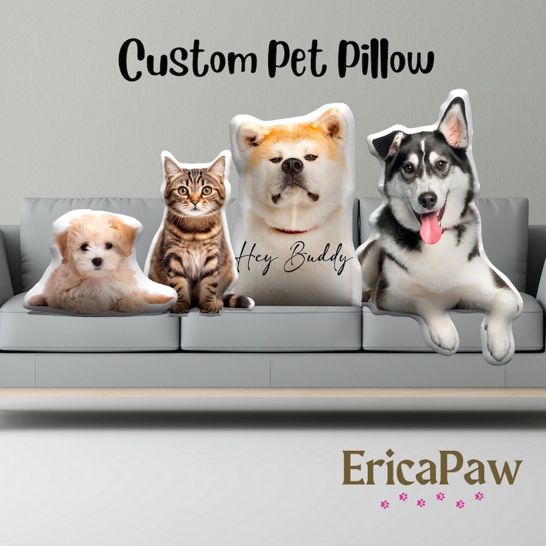 custom dog cat pillow