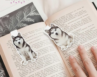 Personalized Magnetic Pet Photo Bookmark, Pet Portrait Bookmark, Memorial Pet Bookmark, Dog&Cat Photo Gift, Pet Lover Gift,Pet Face Bookmark