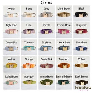 Collare giallo personalizzato per cani, collare personalizzato per animali domestici, medaglietta incisa per animali domestici, guinzaglio per cani, collare per cuccioli, regalo per animali domestici, regali per cani immagine 4