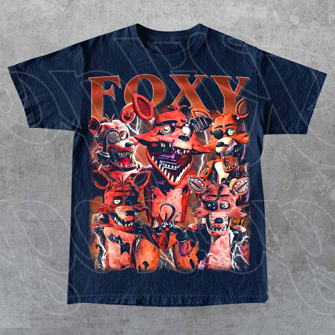 Limited Foxy Five Nights at Freddy's Vintage T-shirt, Gift