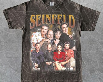 Seinfeld – 90s Sitcom TV Show Tee – Jerry Seinfeld & Cast Graphic Fan, Classic Comedy Series Merch, Retro Television Gift for Fan T-Shirt FD