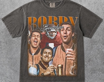 Camiseta de Bobby Boucher, Adam Sandler y la película "El Aguador". Camiseta gráfica de película de comedia de fútbol, merchandising de películas deportivas de los 90. Regalo para fans. Camiseta FD.