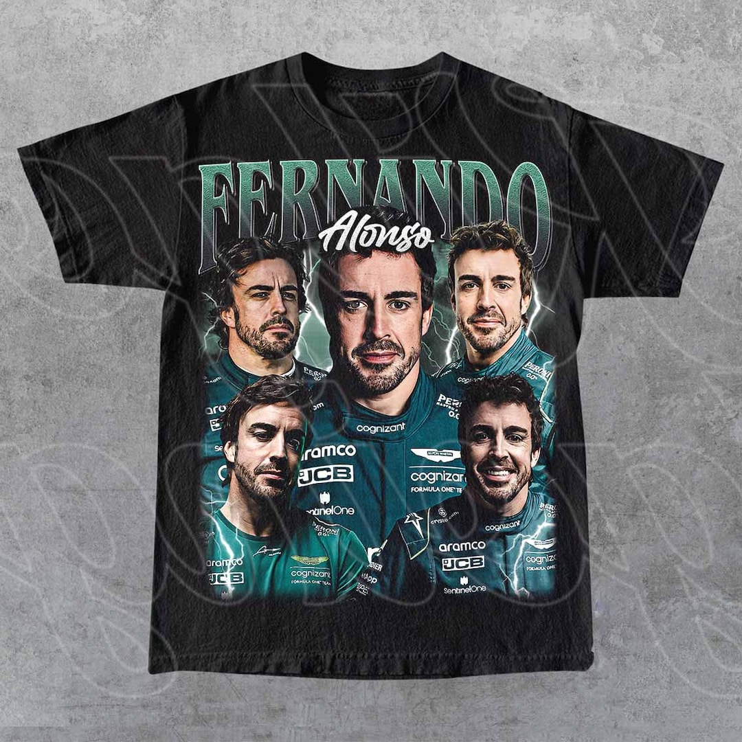 Limited Fernando Alonso Vintage T-shirt, Gift for Woman and Man Unisex T-shirt - Etsy