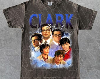 Clark Kent Smallville Shirt, Clark and Lana Smallville TV Show Tee, Clark Kent Cast Collage, 2000s Superhero Fan Unisex, Gift for Fan RZ