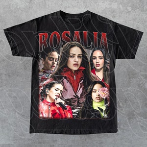 Limited Rosalia Rapper Vintage T-Shirt, Gift For Woman and Man Unisex T-Shirt