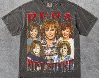 Limited Reba McEntire Vintage T-Shirt, Gift For Woman and Man Unisex T-Shirt FD