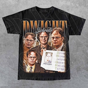T-shirt vintage Dwight Schrute en édition limitée, cadeau pour femme et homme T-shirt unisexe