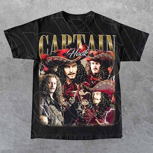 Captain Hook Peter Pan 2023 Limited Movie Vintage T-Shirt, Gift For Woman and Man Unisex T-Shirt