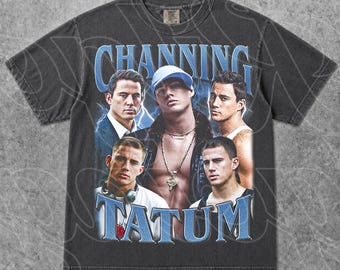 Camiseta vintage limitada de Channing Tatum, regalo para mujer y hombre. Camiseta unisex FD.