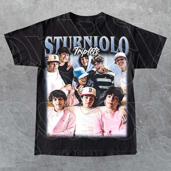 Limitiertes Sturniolo Triplets Vintage T-Shirt, Geschenk für Frau und Mann Unisex T-Shirt