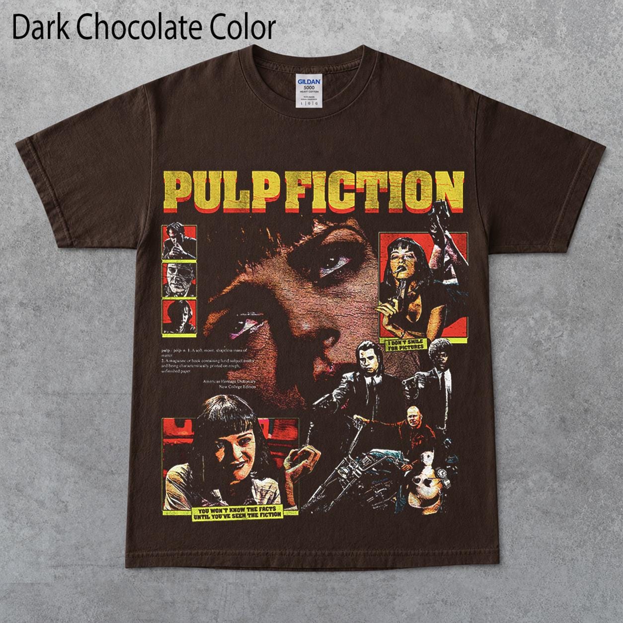 トップス 90s Pulp Fiction T-shirt Pulp Fiction T Shirt, Vintage Tarantino Movie Graphic Tee, Retro