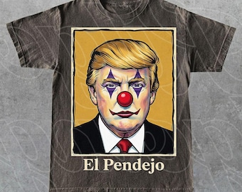 Donald Trump El Pendejo clown, Inga kungar i Amerika-tröja, anti-Trump-tröja, politisk tröja, anti-Maga-tröja, inga kungar-tröja, protesttröja RZ