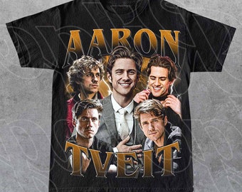 Limited Aaron Tveit Vintage T-Shirt, Gift For Woman and Man Unisex T-Shirt