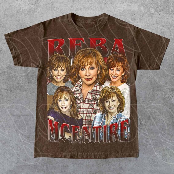 T-shirt Vintage Reba McEntire Destroyed - Occasion Très Bon état