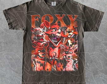 Limited Foxy Five Nights At Freddy's Vintage T-Shirt, Gift For Woman and Man Unisex T-Shirt FD