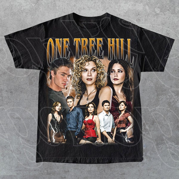 Limited One Tree Hill Vintage T-shirt, cadeau voor vrouw en man Unisex T-shirt