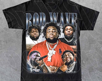 Rod Wave Rapper & Singer Graphic Tee – Hip Hop Music Star – Retro Concert Tour Merch Gift For Woman and Man Unisex T-Shirt, Rap and RnB Fan