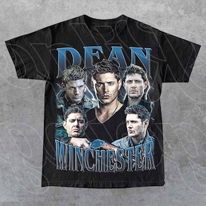 Begrenztes Dean Winchester Vintage T-Shirt, Geschenk für Frau und Mann Unisex T-Shirt