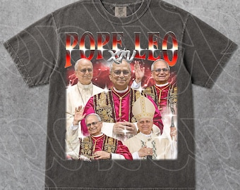 Camiseta del Papa León XIV Comfort Colors, Camiseta del Papa de Chicago, Camiseta unisex del nuevo Papa León XIV, Regalo católico, Camiseta católica del Papa, Camiseta del Papa León ID
