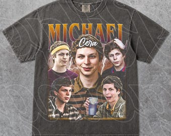 Limited Michael Cera Vintage T-Shirt, Gift For Woman and Man Unisex T-Shirt FD