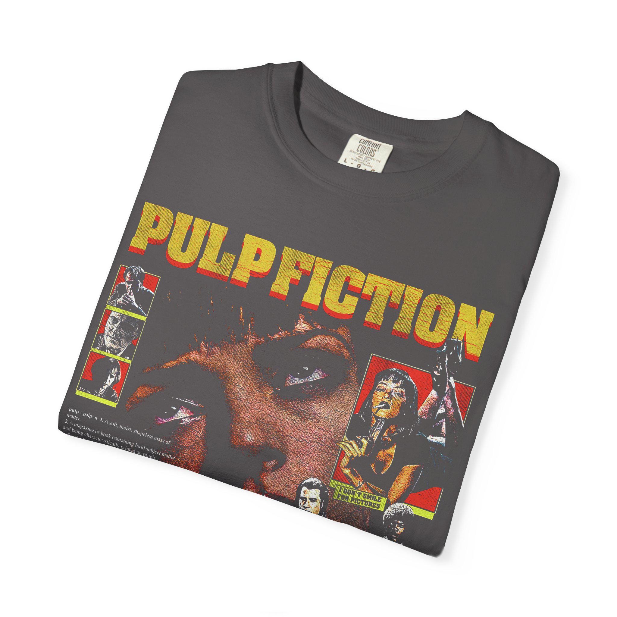 Pulp Fiction T Shirt, Vintage Tarantino Movie Graphic Tee, Retro 