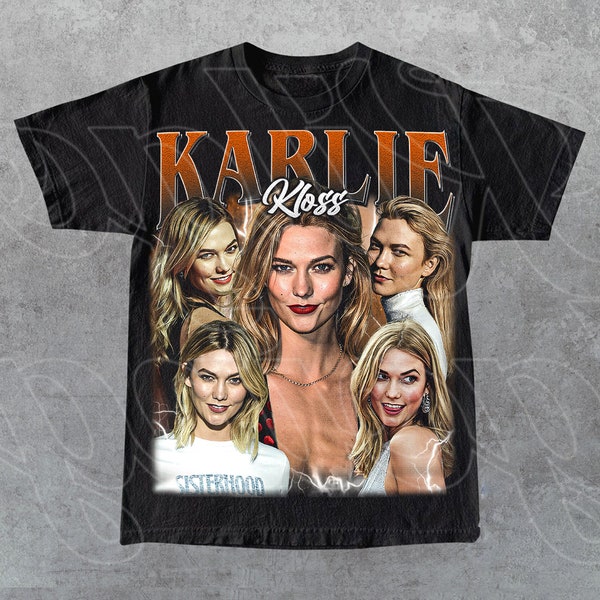 Limited Karlie Kloss Vintage T-Shirt, Gift For Woman and Man Unisex T-Shirt