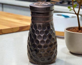 Engraved Copper Carafe, 34oz Bedside Water Jar, Personalized Gift