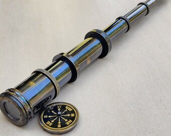 Personalized Working Telescope, Spyglass With Engravable